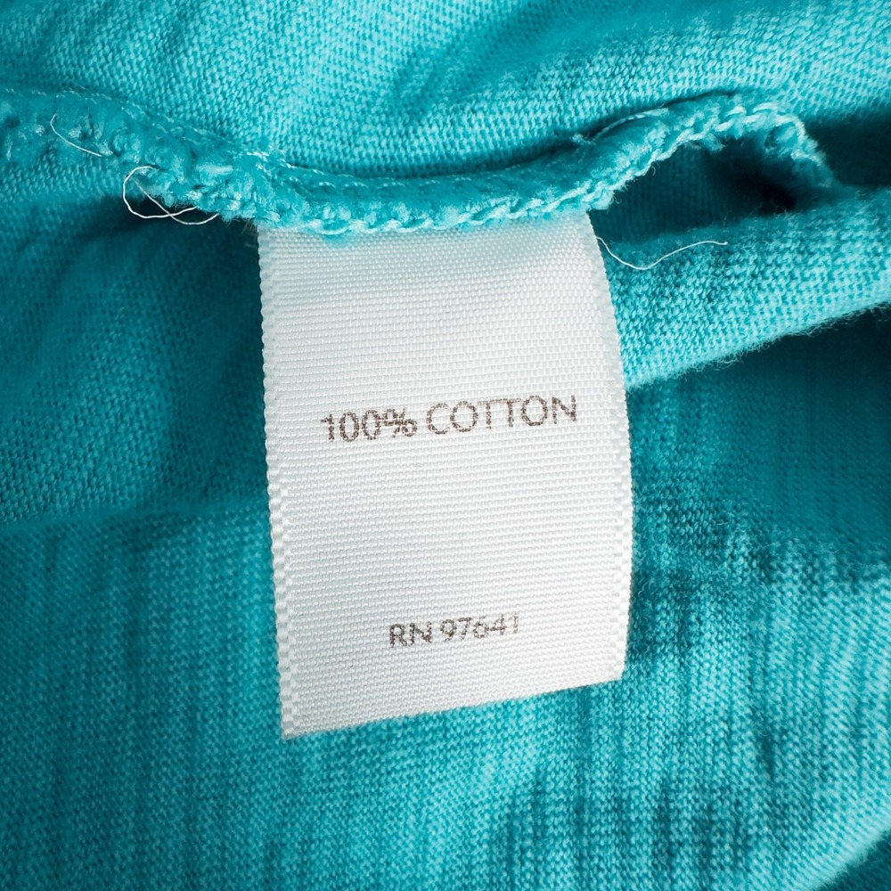 J Jill Cotton Slub Knit Ribbed T Shirt Dress Large Casual Coastal Beach Lounge - Picture 11 of 12